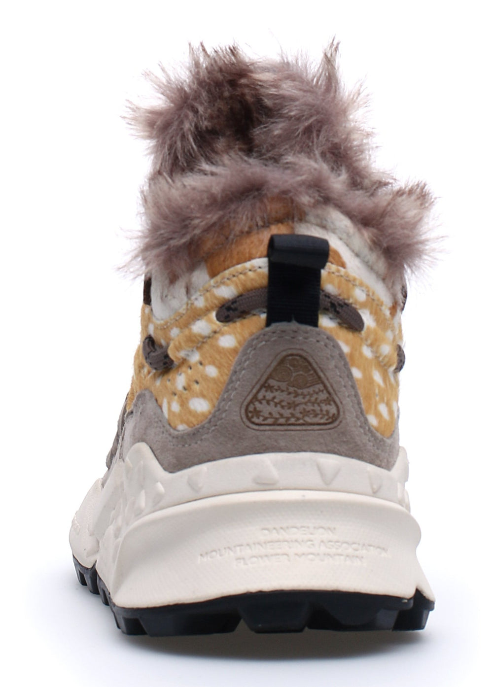 Mohican - Grey Yellow Eco-Fur
