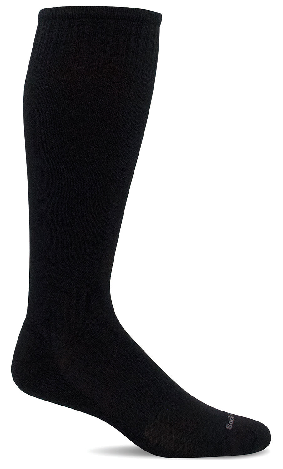 Featherweight Knee-High - Black Moderate Compression (15-20mmHg)