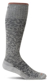 Damask Knee-High - Oyster Moderate Compression (15-20mmHg)