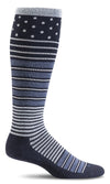 Twister Knee-High - Navy Firm Compression (20-30mmHG)