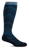 Full Flattery Knee-High - Navy Moderate Compression (15-20mmHg)