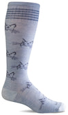 Feline Fancy Knee-High - Chambray Moderate Compression (15-20mmHg)