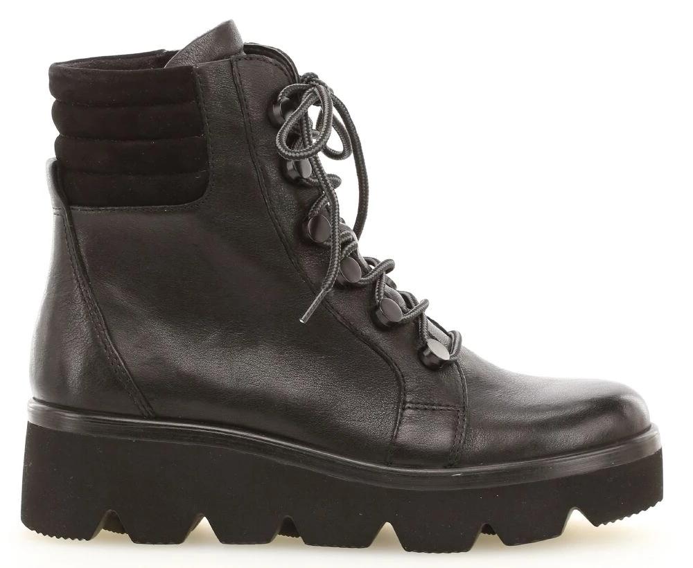 *FINAL SALE*34.721-27 - Chukka Lace Smooth Leather Black