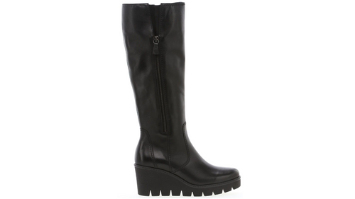 *FINAL SALE*93789.27 - Tall Boot Wedge Black